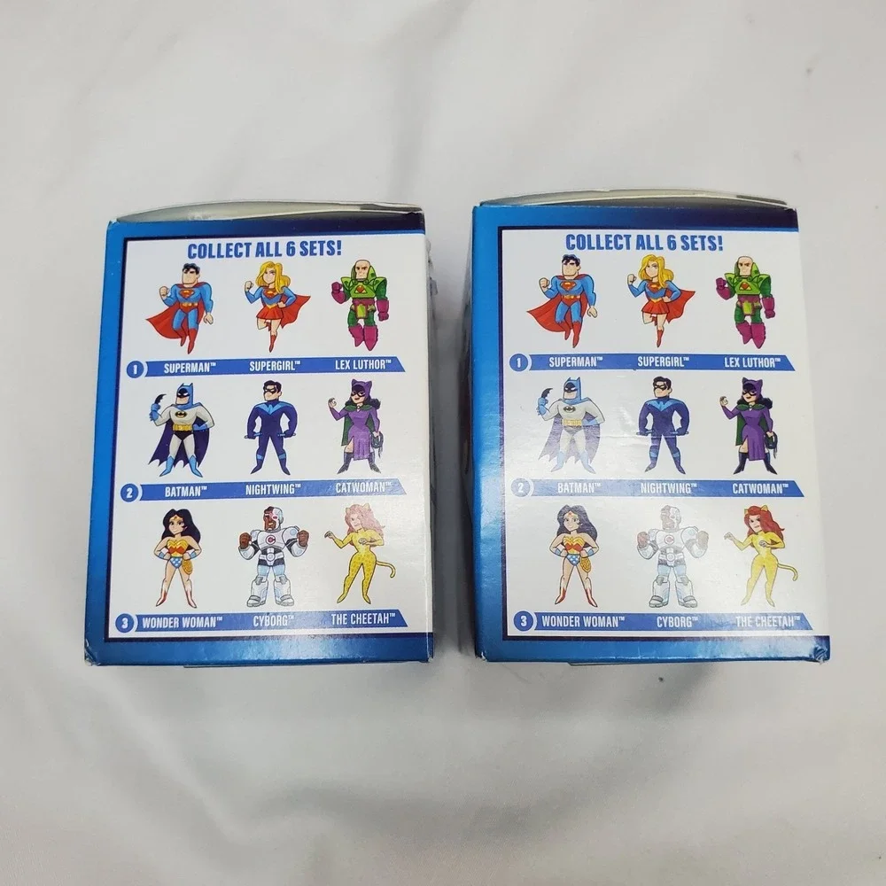 Wendy's Kids' Meal Toys 2023 DC Super Heroes Mini Figures/Muscle Men 2 And 4 Lot